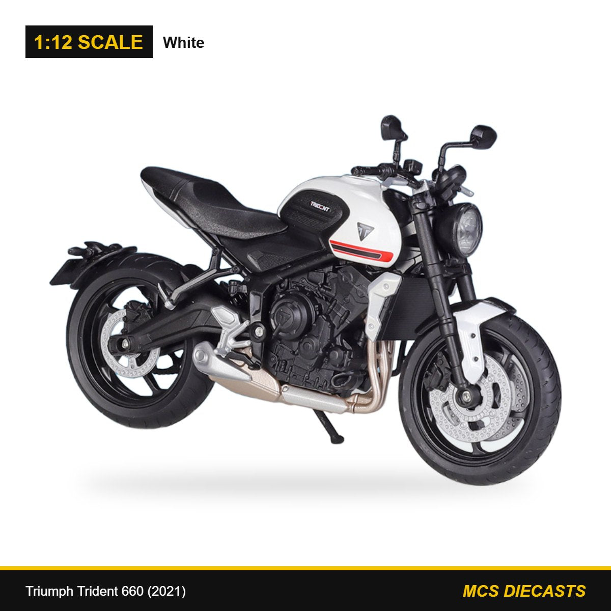 1:12 Triumph Trident 660 (2021) – White