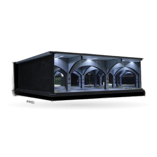 1:64 Underground Car Park Diorama No.4 with Lights