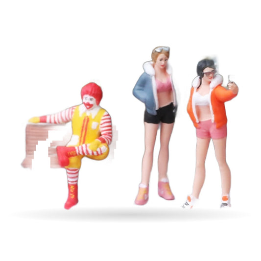 1:64 Street Photo Figure Set