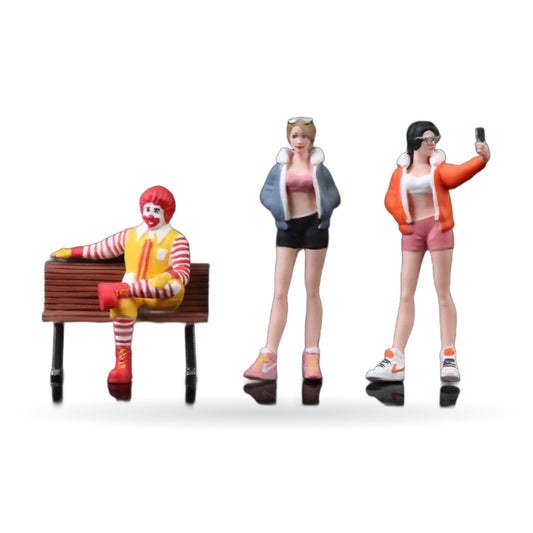 1:64 Street Photo Figure Set