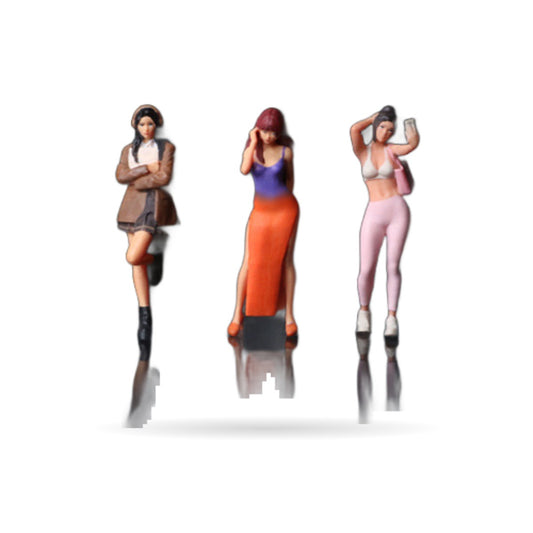 1:64 Photo Shoot Model Figure Set