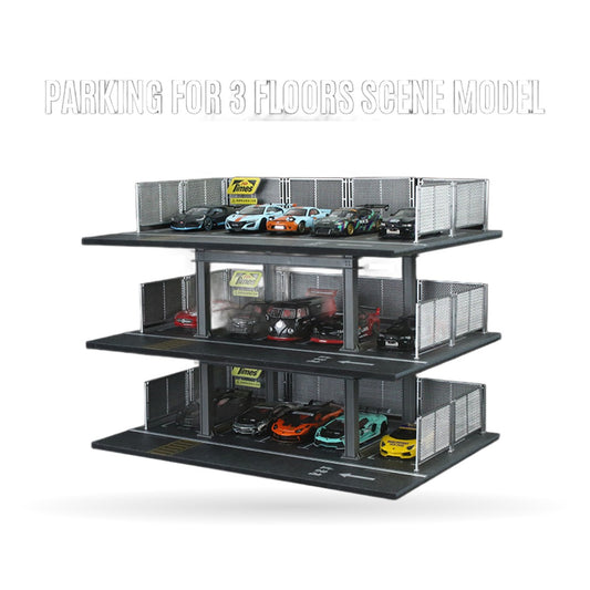 1:64 Three-Level Car Park Diorama