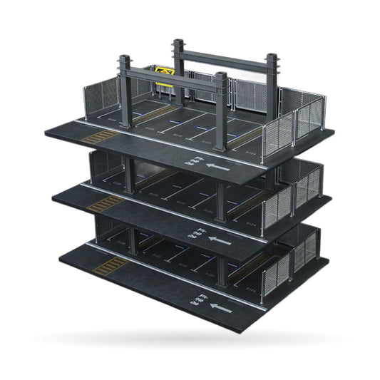 1:64 Three-Level Car Park Diorama