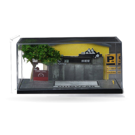 1:64 Cherry Blossom Street Wall Diorama