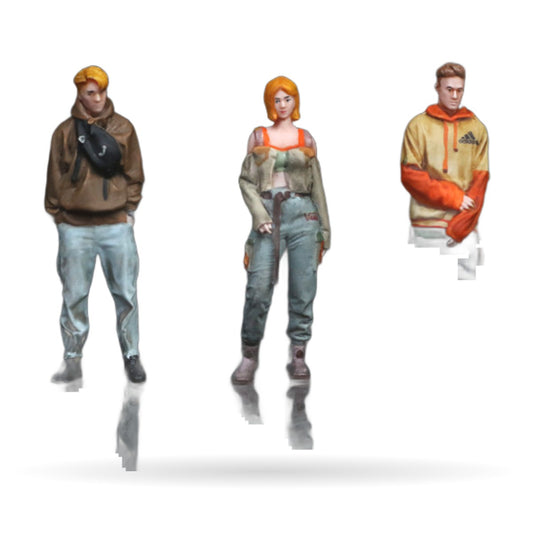1:64 Trendy Couples Figure Set