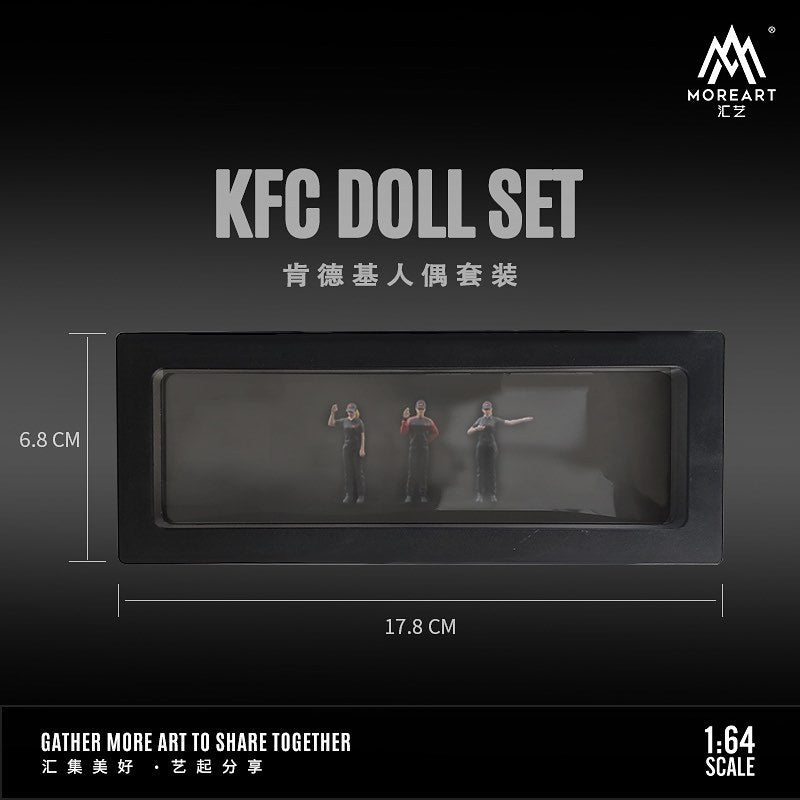 1:64 KFC McDonald's Restaurant Parking Lot