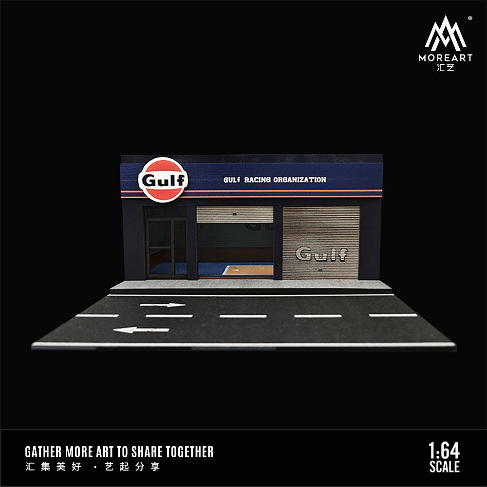 1:64 Gulf Oil Shell Maintenance Shop Parking Lot