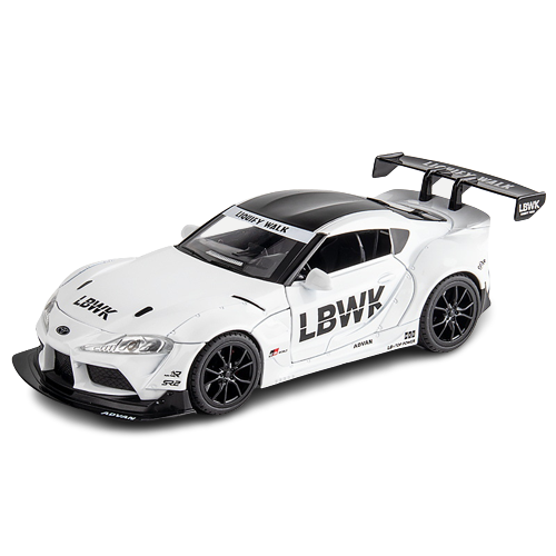 1/24  TOYOTA SUPRA GR LBWK WITH LONG TAIL SPOILER