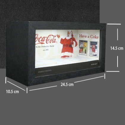 MoreArt 1:64 Coca-Cola Integrated Frame Repair Shop Light SceneCar Model Diecasts Parking Lot Diorama Garage