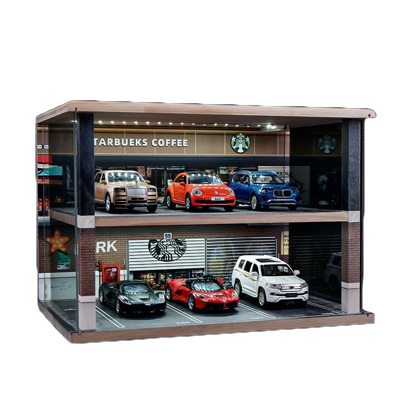 1:24 McDonald's Starbucks Parking Lot Garage