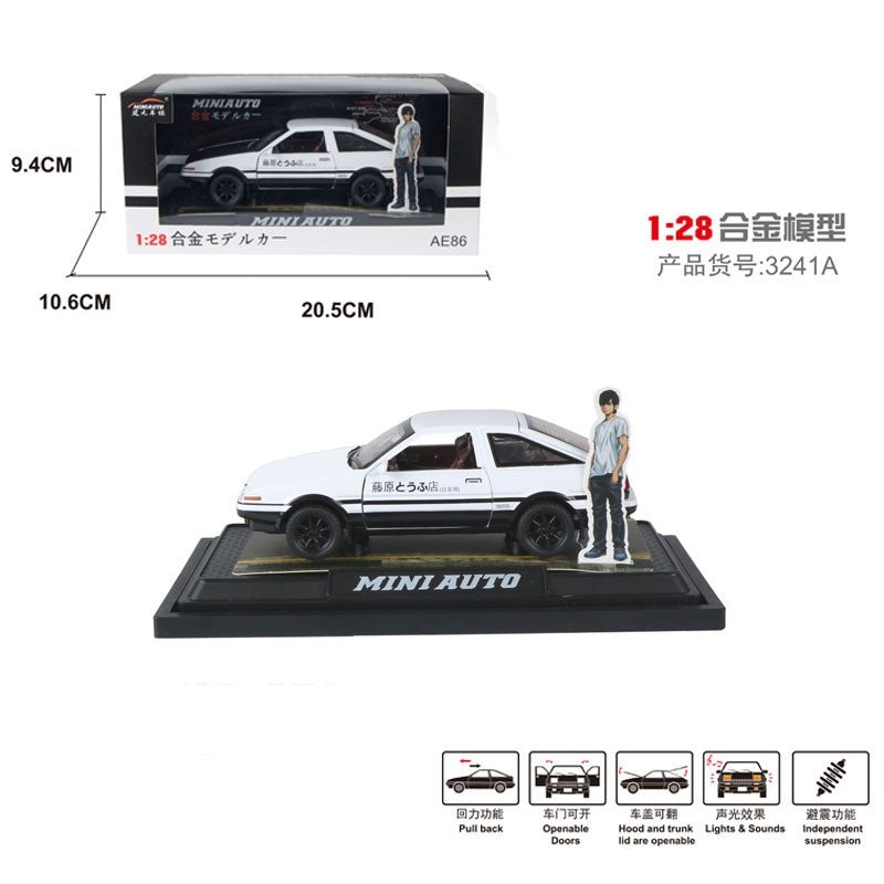 1:32 Toyota AE86 Initial D Fujiwara Tofushop