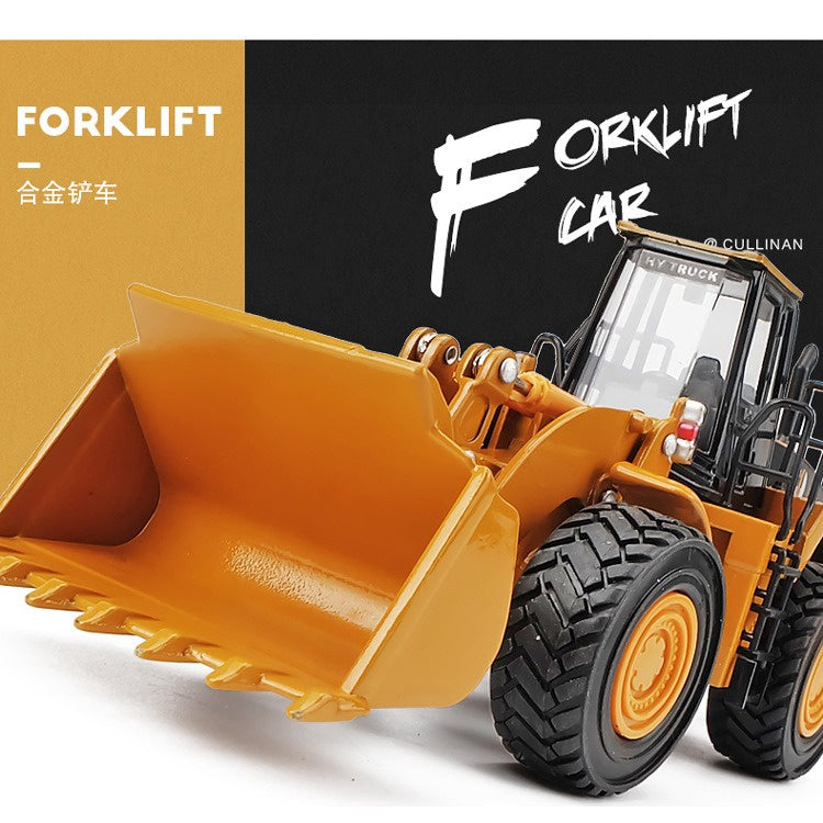 1:50 Trucks Toys Forklift  Excavator