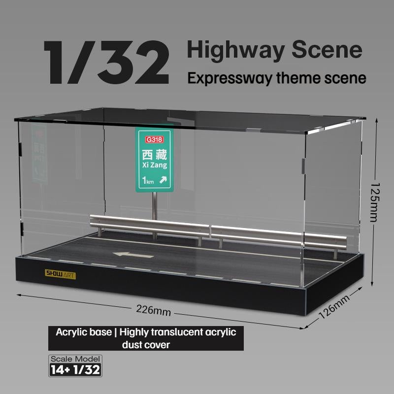 1:32 Highway theme scene/ Route 66 theme scene Parking Lot