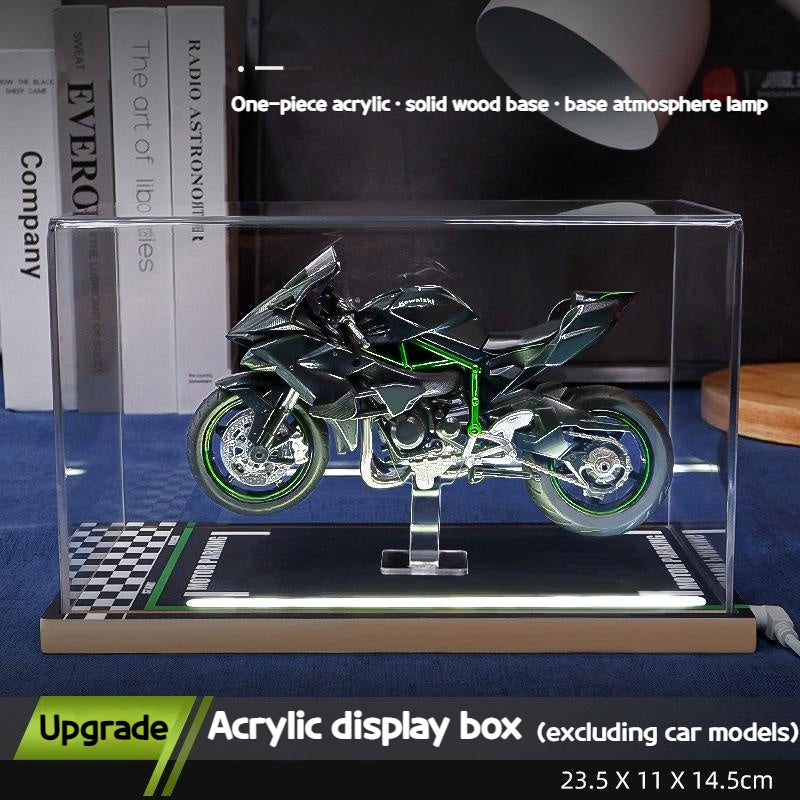 1:12 Kawasaki Ninja-H2R Motorcycle with Parking Lot