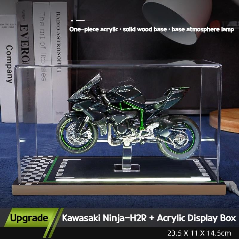 1:12 Kawasaki Ninja-H2R Motorcycle with Parking Lot